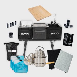 BOXIO KITCHEN PLUS I Mobile Outdoorküche mit Stehhöhe
