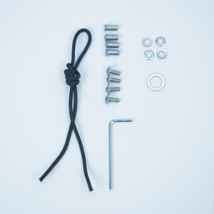 Montageset mit allen Schrauben für BOXIO TOILET & WASH